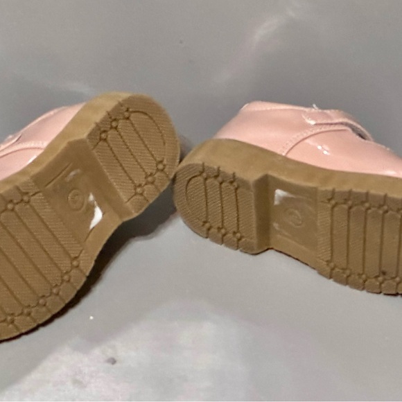 Pink Glitter Heart Kids Shoes, Rachel Shoes, Size 5 - Picture 2 of 4